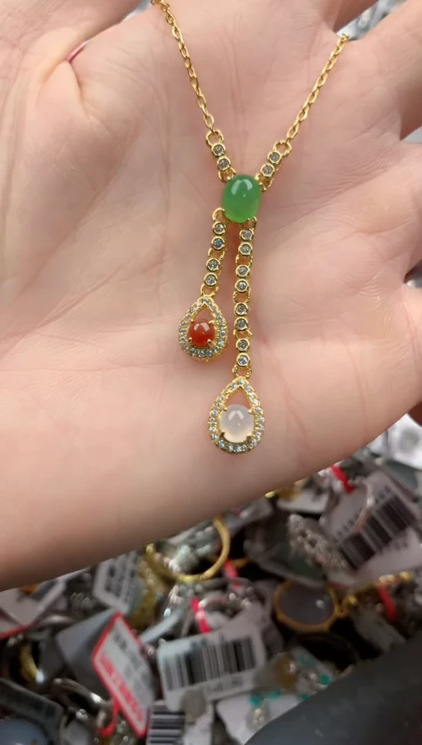 银S925镶嵌戒指翡翠9999         2