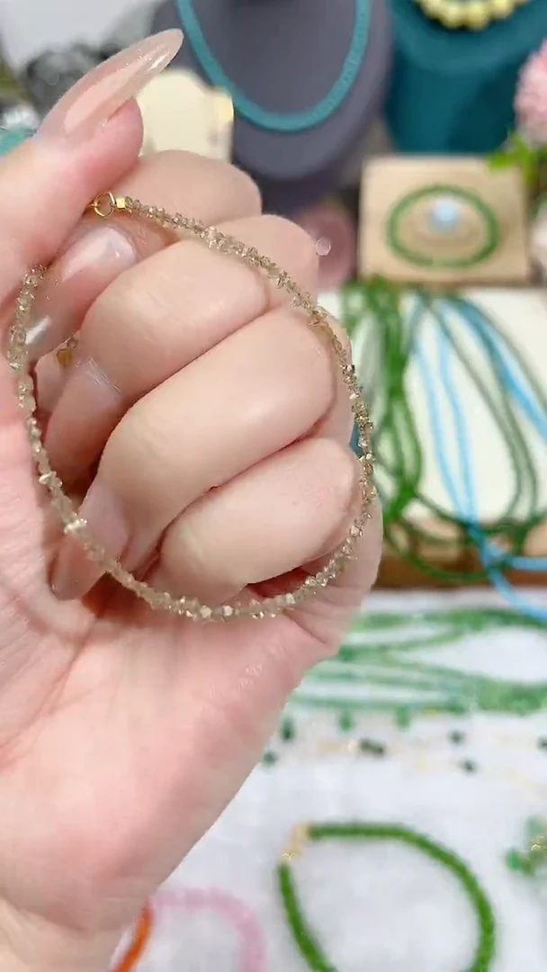 【闪购商品】钻石手链银S925镶嵌茶