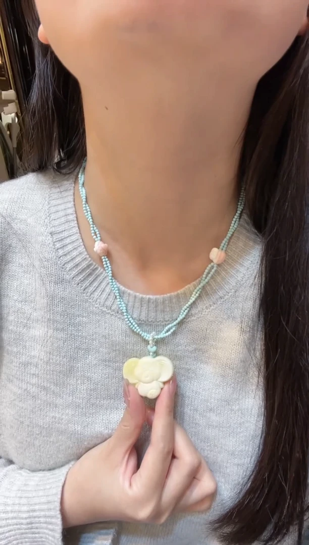 【闪购商品】琥珀珠宝奇石未镶嵌小象