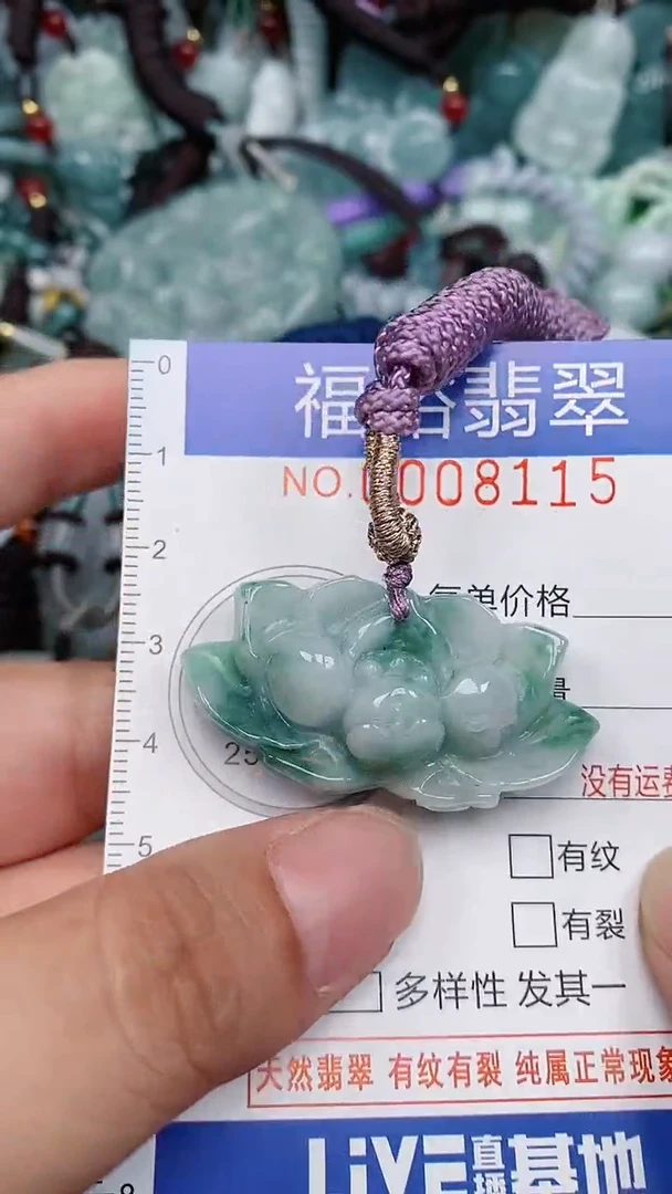 翡翠未镶嵌颈饰...0008115