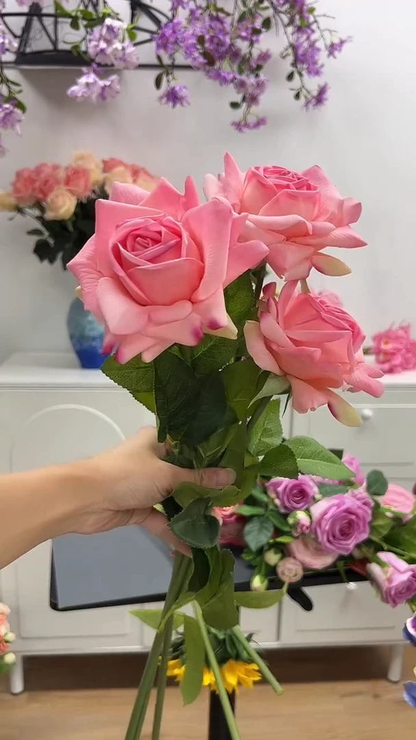 3枝深粉手感保湿水晶