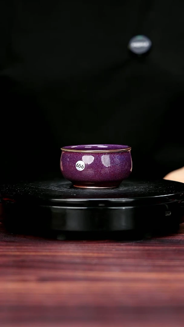 壶656#白露伟一级品原矿钧瓷主人杯