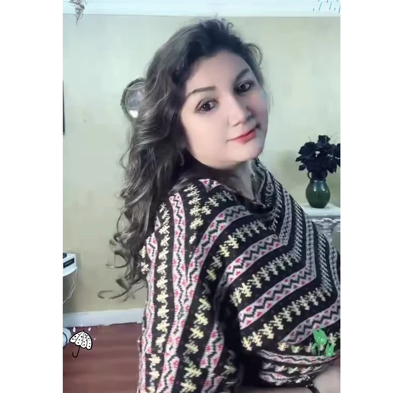 wisna维丝那扎染不褪色女毛针织衫开衫提花设计师民族风复古女装