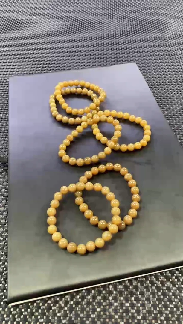 【闪购商品】和田玉手串未镶嵌糖料约8mm+（多样性发一件）