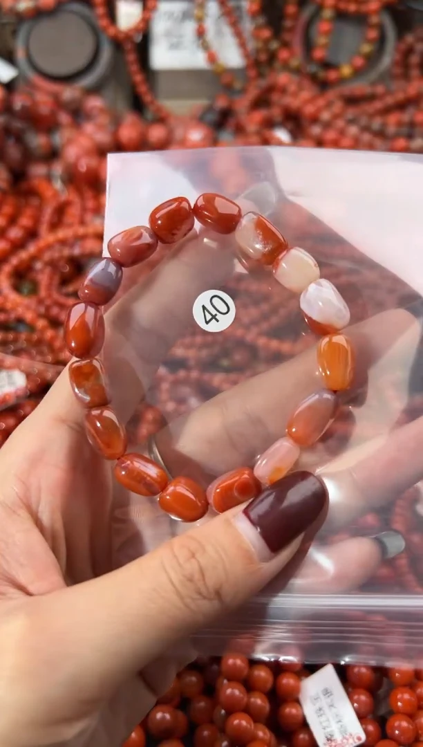 未镶嵌手串南红玛瑙9+