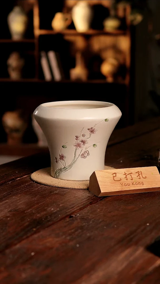 摆件19-521微瑕高度20口径18已打孔误差2孤品