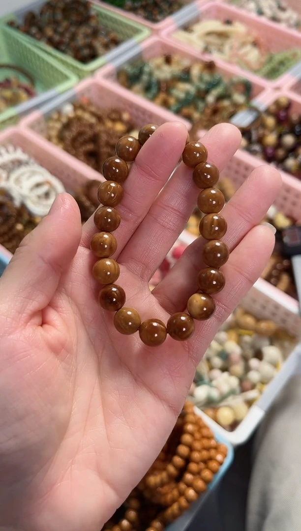 【闪购商品】菩提根/象牙果手串库克圆珠10mm