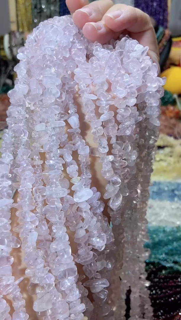 未镶嵌珠宝半成品水晶透紫马粉