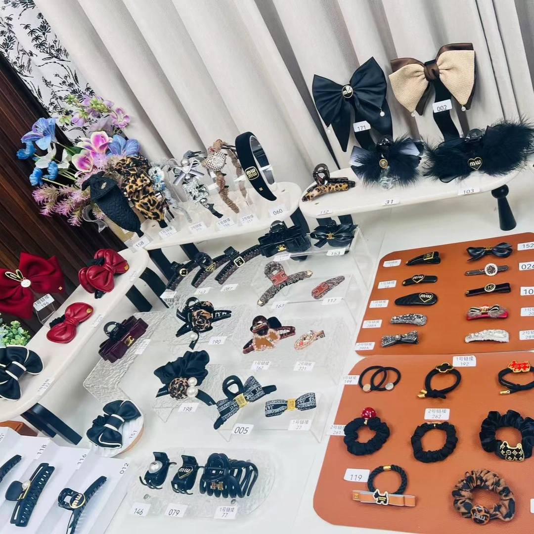 高端原创发饰【1-200】时尚百搭韩版网红黑色气质可爱头饰