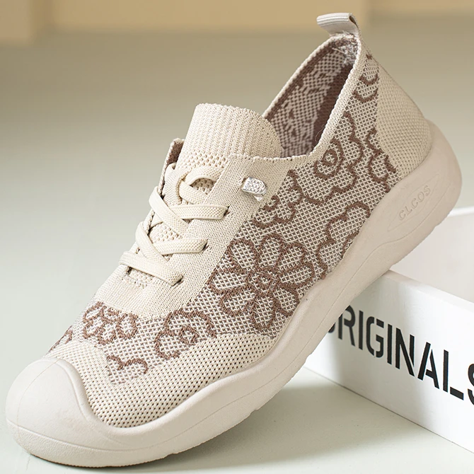 2025老北京透气软底绣花女布鞋舒适一脚蹬懒人鞋防滑健步妈妈布鞋