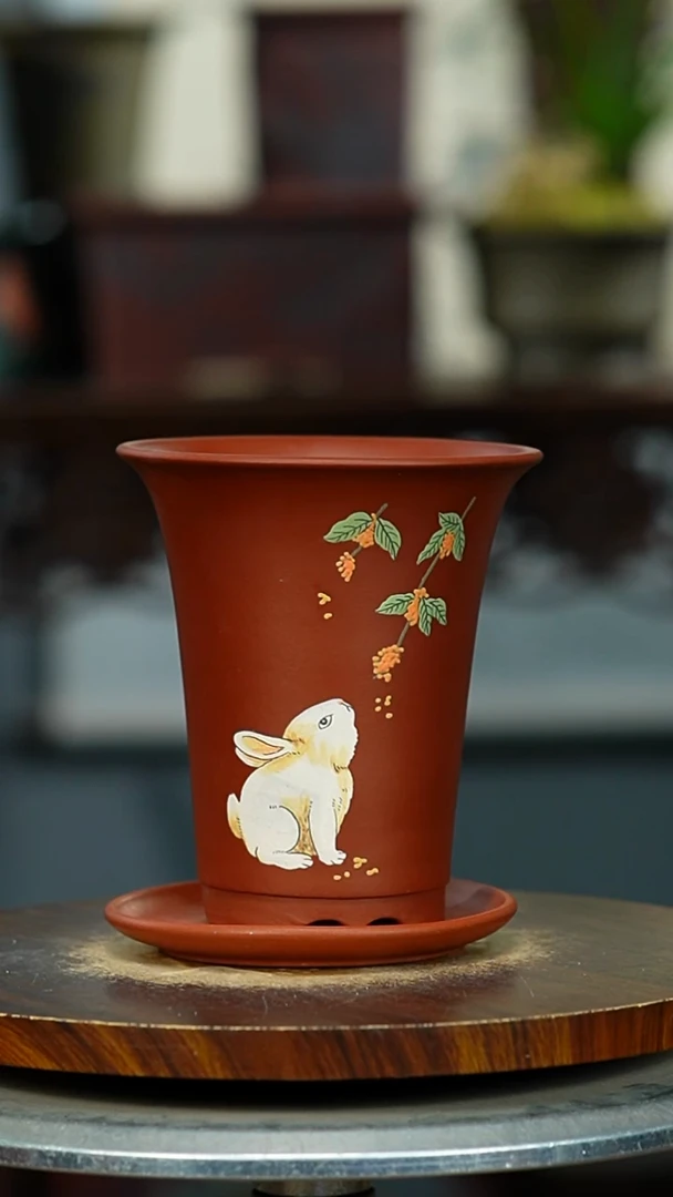 紫砂花盆+Z紫砂花盆紫砂