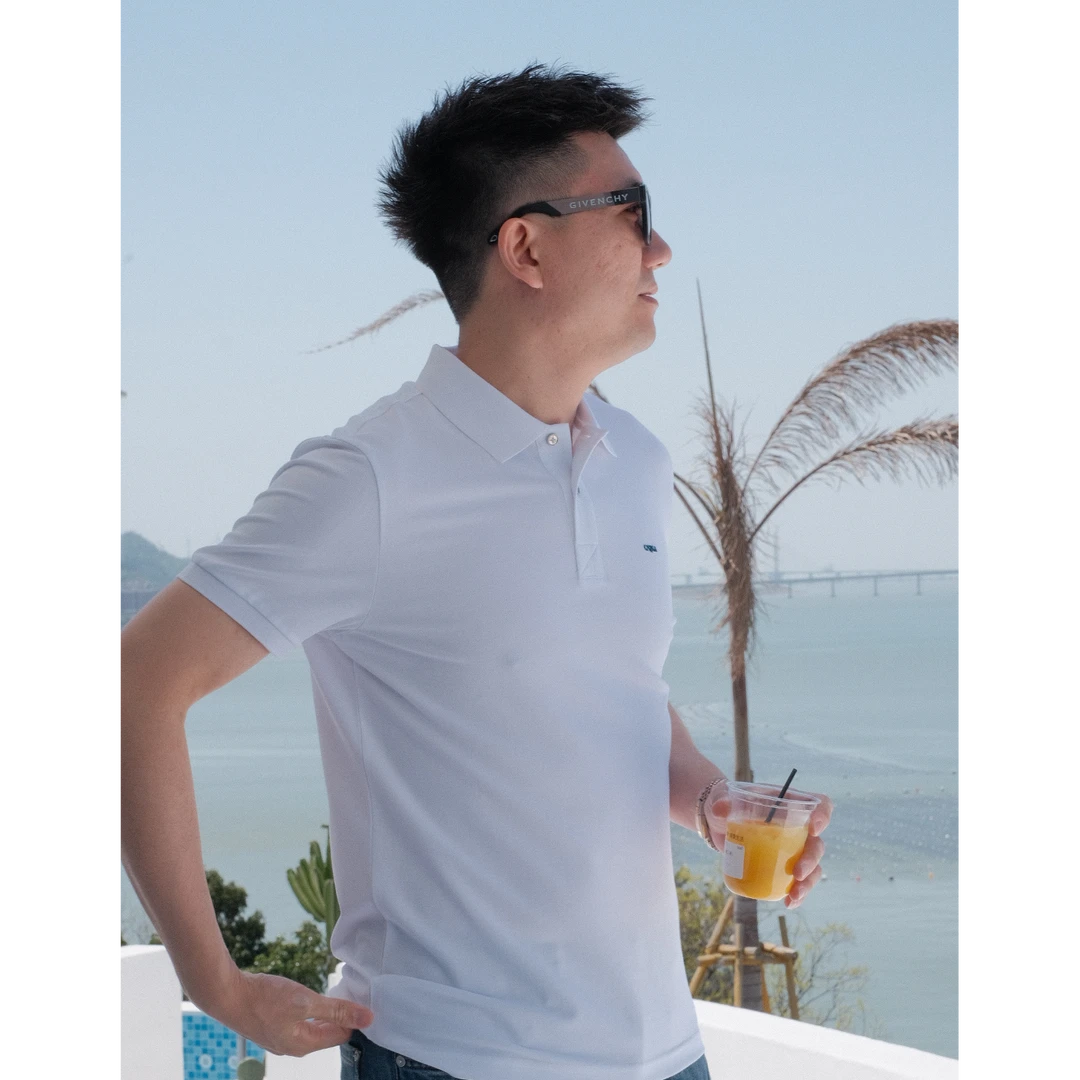 618大促-2025夏季新款休闲时尚男士POLO衫-LU-9991