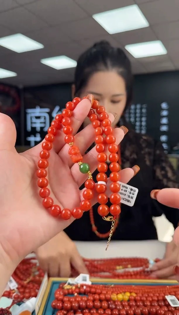 未镶嵌珠串南红玛瑙多样发其一/9/965250901280