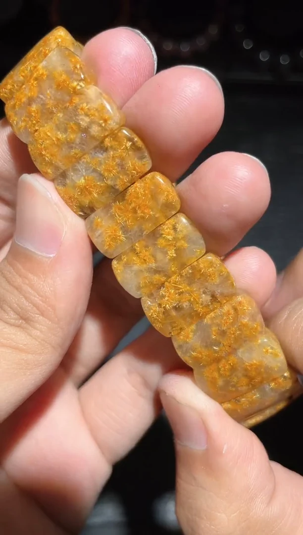 【闪购商品】水晶手牌未镶嵌钛晶花手牌（多样性发其一）