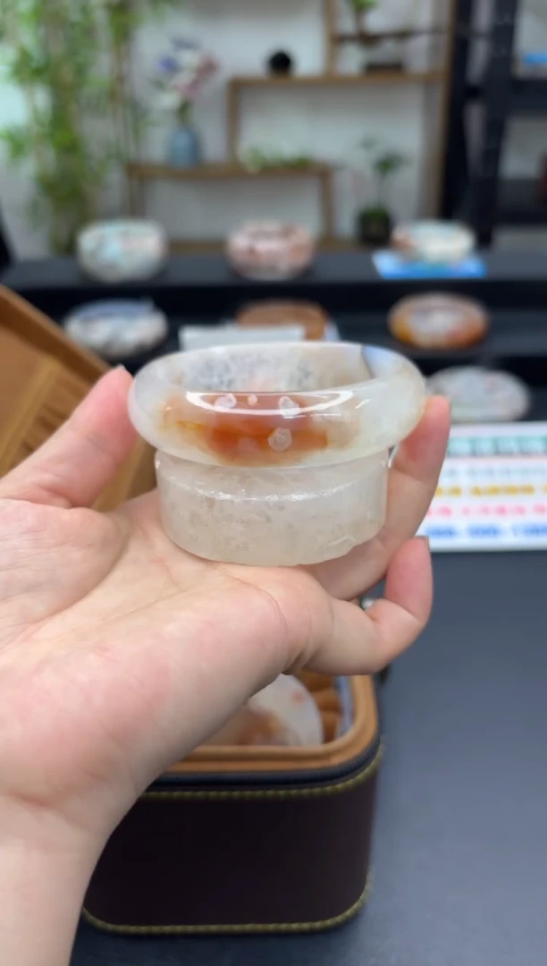 【闪购商品】石英质玉手镯未镶嵌C878(59圈赠送镯心)