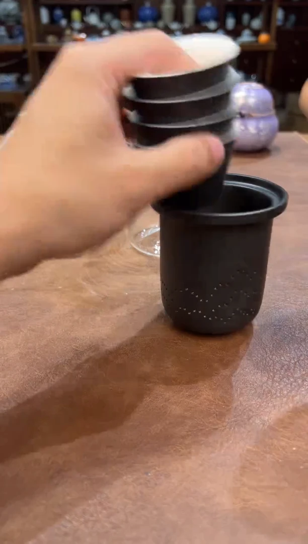 真的很便宜超好看会开片的旅行茶具
