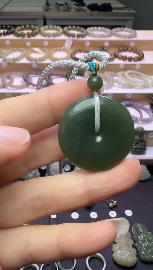 颈饰未镶嵌和田玉172号链接约卡30*7