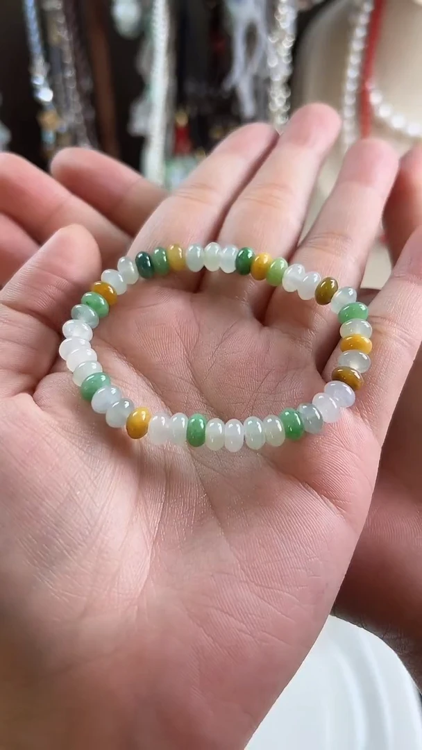 【闪购商品】翡翠手串未镶嵌多宝手串