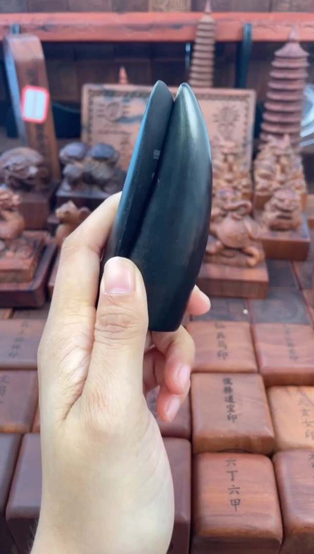 枣木玉化9公分圣杯素面+说明书