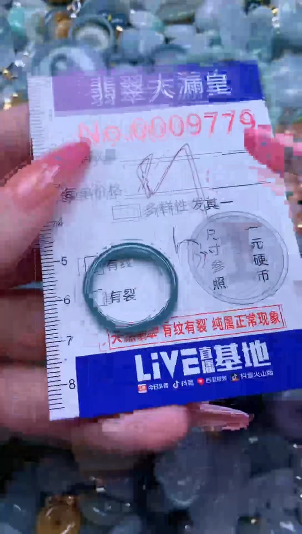 翡翠未镶嵌吊坠(不含链)9779