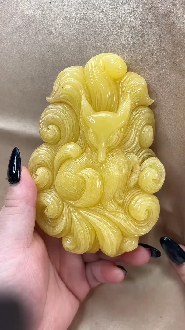 琥珀颈饰未镶嵌吊坠