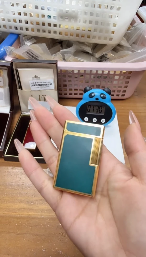 纯铜大**呀都家L1大号绿漆金
