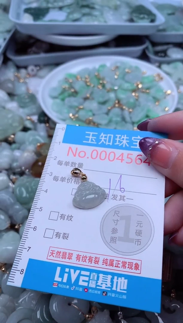 翡翠未镶嵌吊坠(不含链)4564