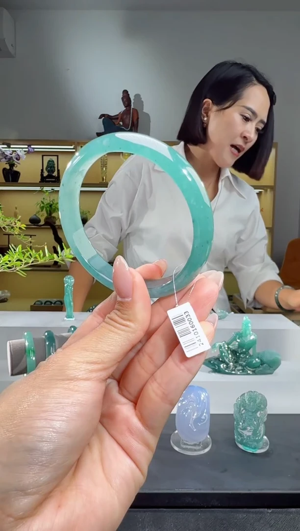 未镶嵌手镯翡翠59.5圈