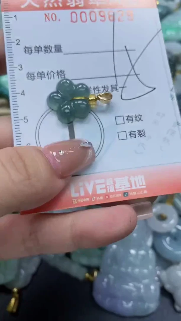 翡翠未镶嵌颈饰闪购0009629