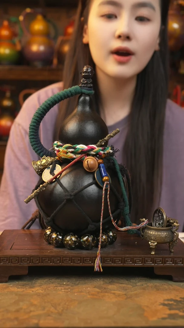 156大漆一物一拍记葫堂出品【不带手串】
