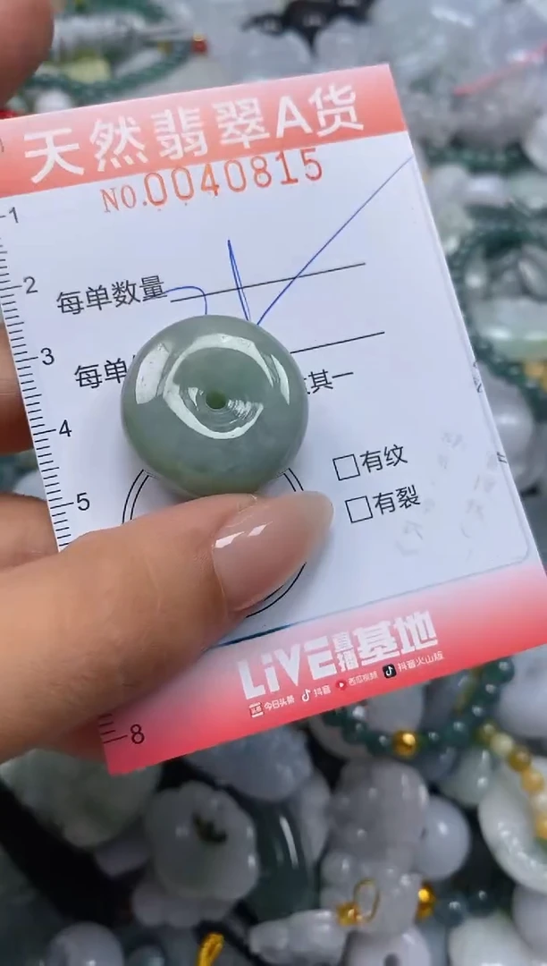 翡翠未镶嵌颈饰闪购0040815