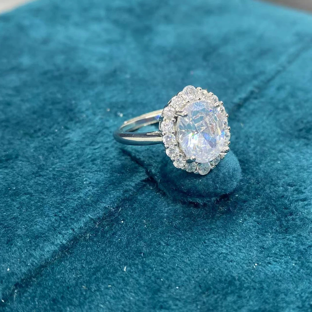 【南非库里南】NFKLN 高端奢华定制 简单款椭圆戒指 257