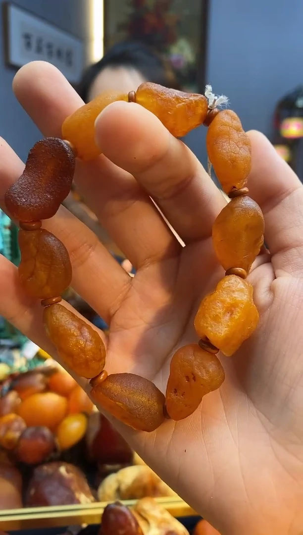 未镶嵌琥珀手串手串