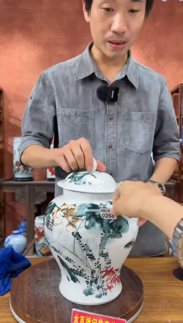 吴义松陶盟手绘陶瓷编码：3521
