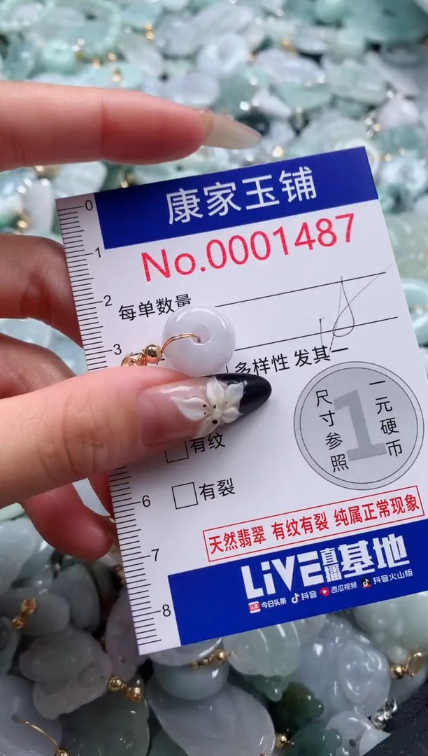 颈饰未镶嵌翡翠1487