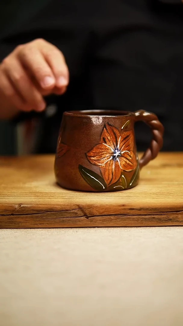 @@陶园瓷舍@@纯手工手绘@高温釉下彩