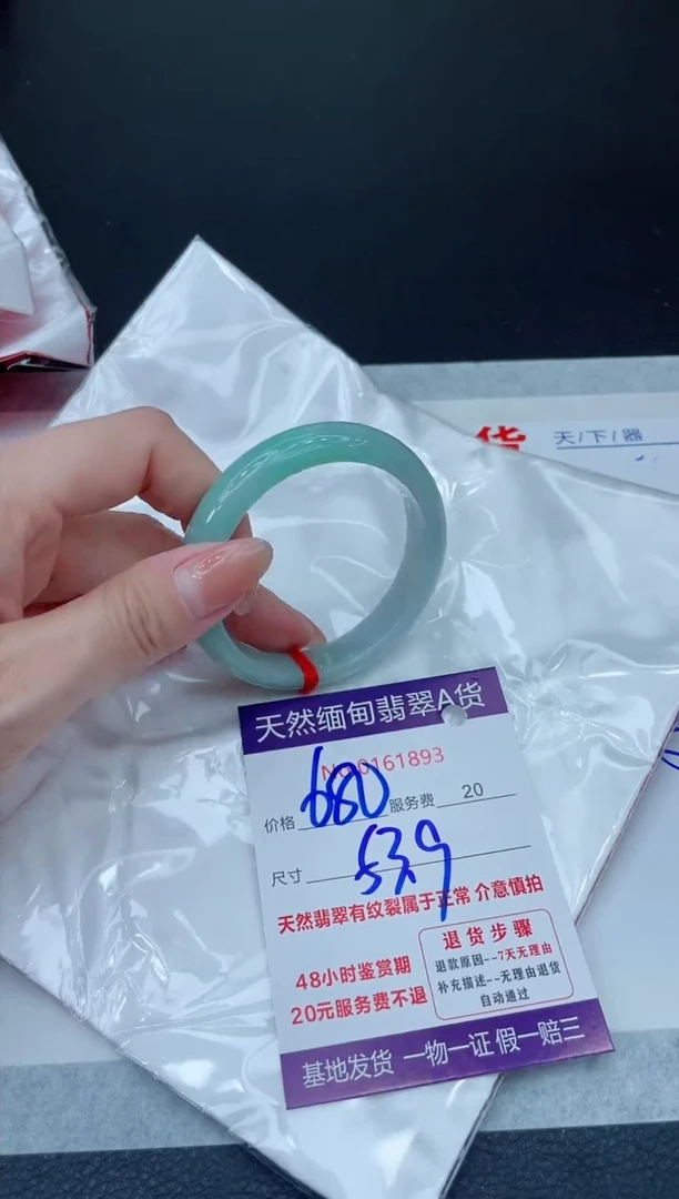 未镶嵌手镯翡翠680.000