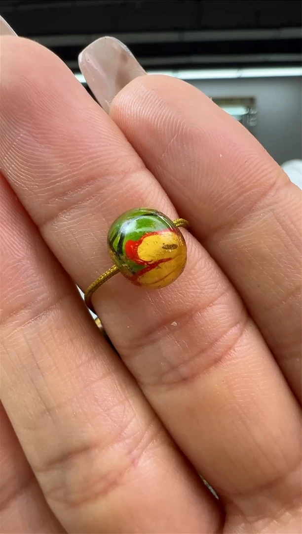 【闪购商品】琥珀裸石未镶嵌79秒拍号8mm单珠