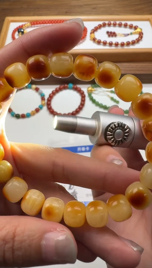 裸石琥珀未镶嵌傲*~配饰配饰