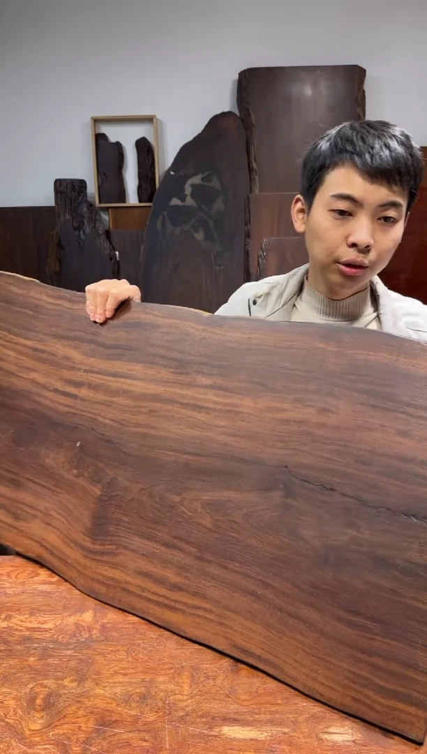 风车木（黑檀木）尺寸100*45*2.3编号867