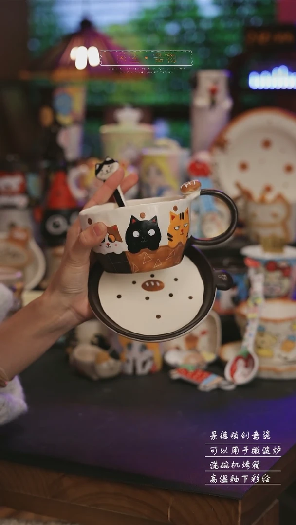 陶瓷景德镇可爱设计师款陶瓷