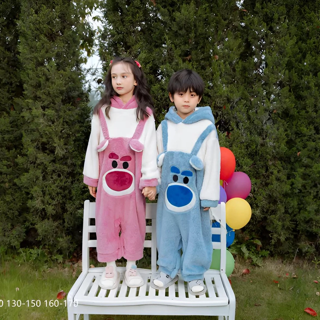 海小丫冬款家居服-草莓熊14        2350385