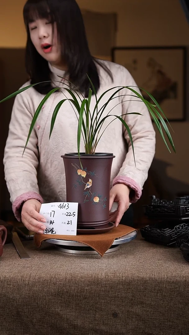 【闪购商品】紫砂花盆紫砂花盆4613+z