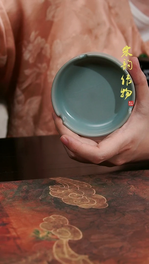摆件清凉寺原矿釉灰缸