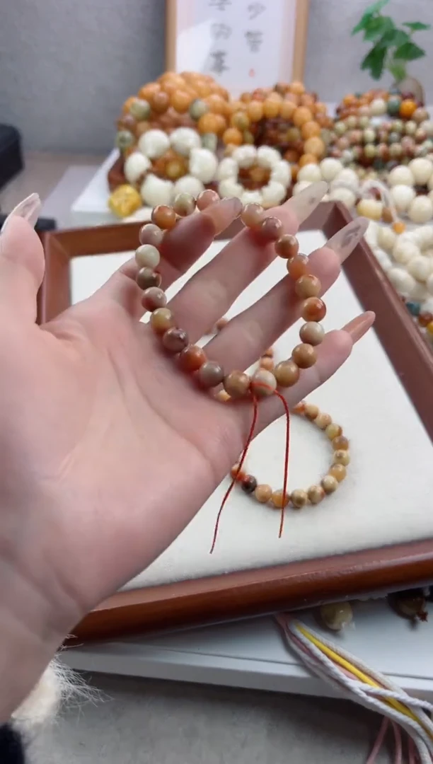 【闪购商品】菩提根/象牙果手串缅紫8手串w79