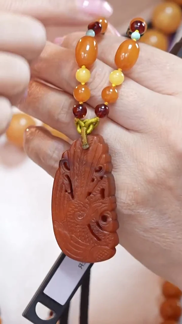 蜜蜡颈饰未镶嵌1197天然蜜蜡珠宝奇石云端妖孽全部保真