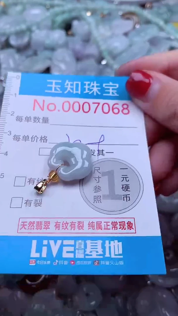 颈饰未镶嵌翡翠7068