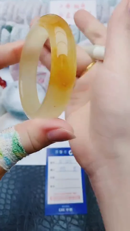 未镶嵌手镯石英质玉X219-54-55