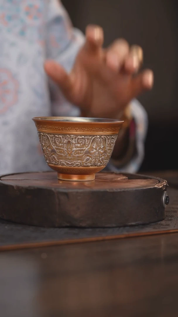 【闪购商品】杯36柴烧柴房陶瓷｜雕刻单杯