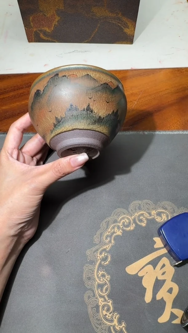 茶盏黄宝庆代表作千里江山87